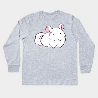 White Chinchilla Kids Long Sleeve T-Shirt